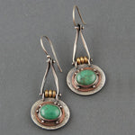 Turquoise Twee Kleurige Earrings