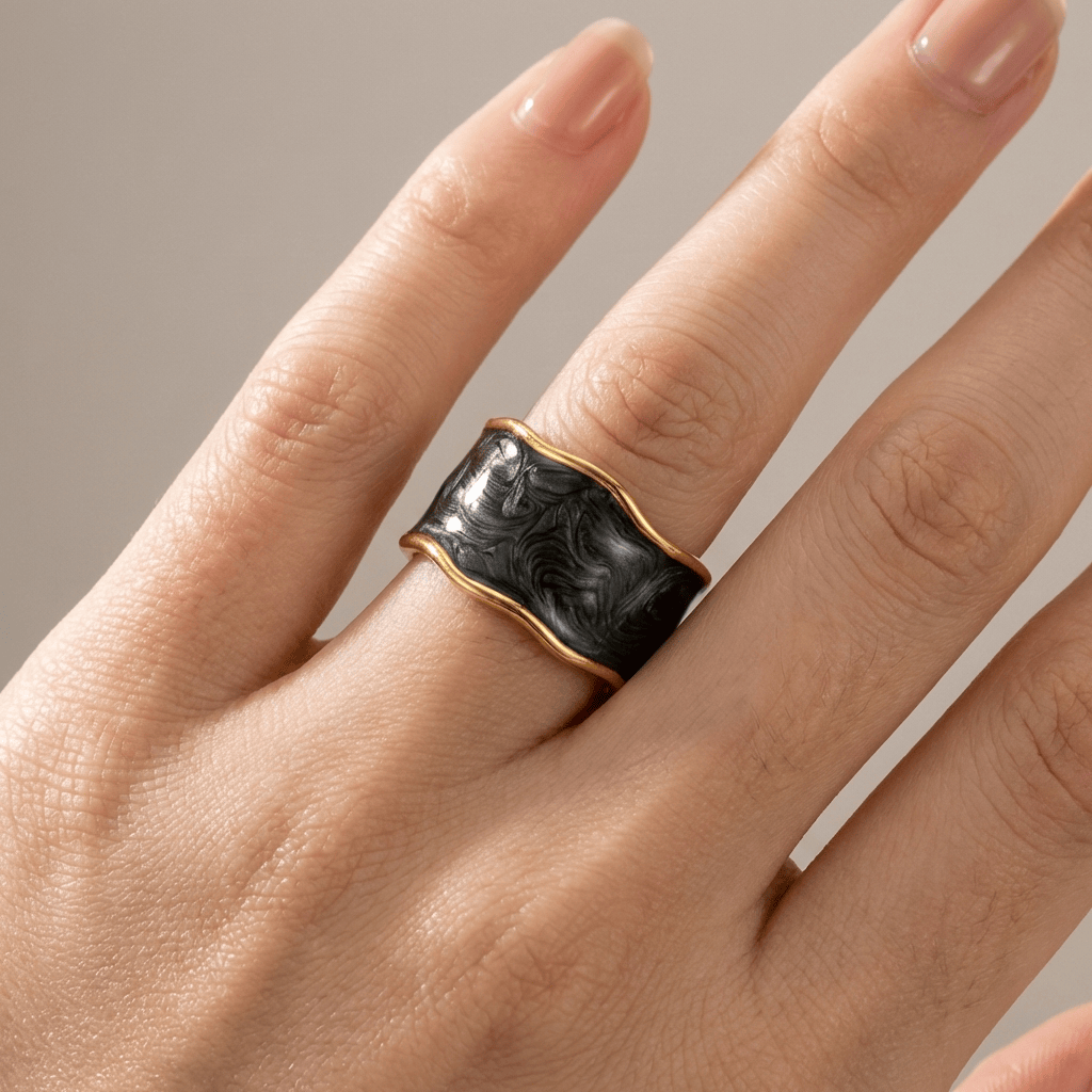 Handmade Art Vintage Ring — (Adjustable)