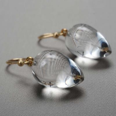 Vintage Druppelglas Earrings