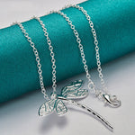 Sterling Silver Dragonfly Necklace — Grace & Transformation