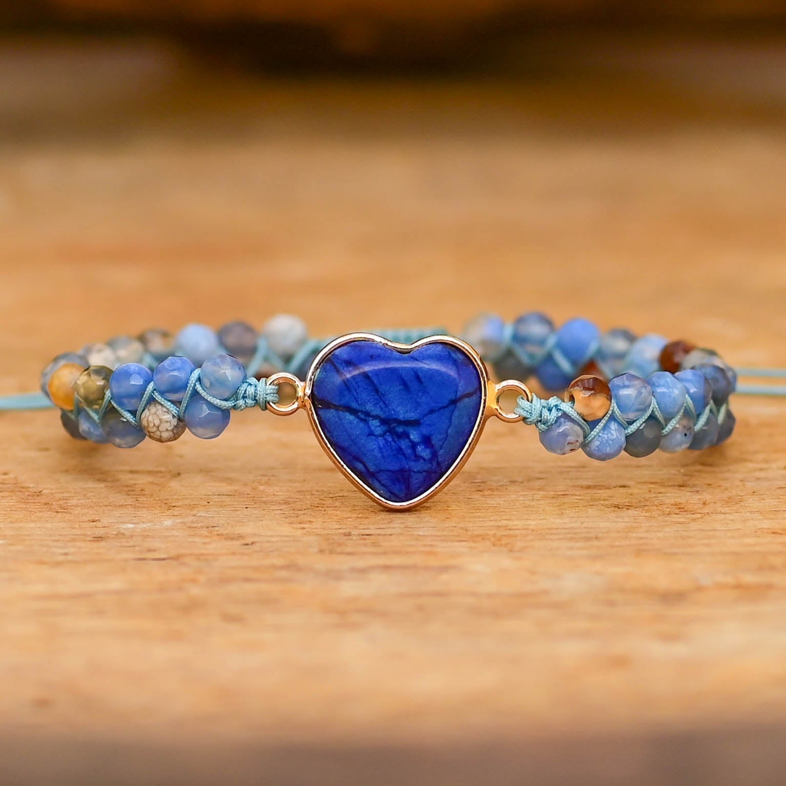 Vibrant Agate Love Bracelet