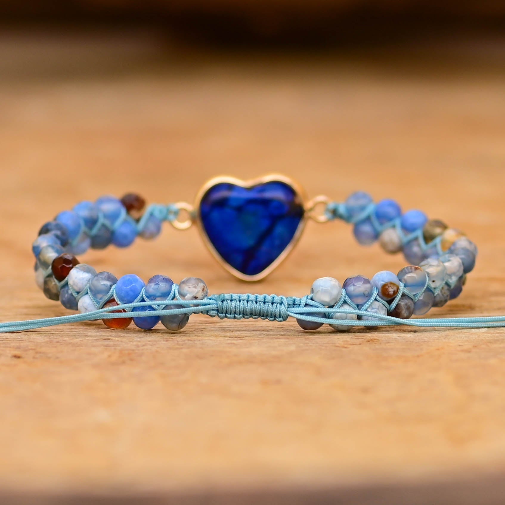 Vibrant Agate Love Bracelet