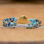 Vibrant Opal Evil Eye Bracelet