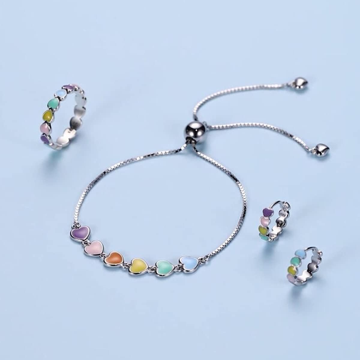 Sterling Silver Paw Print Bracelet — Adjustable Fit