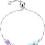 Sterling Silver Paw Print Bracelet — Adjustable Fit
