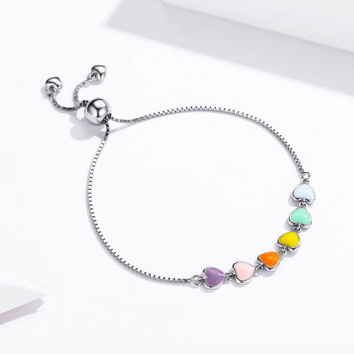 Sterling Silver Paw Print Bracelet — Adjustable Fit