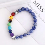 Rainbow Bridge Memorial Bracelet — 7 Chakra Bead Gift for Pet Loss