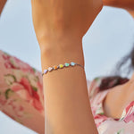 Sterling Silver Paw Print Bracelet – Adjustable Pasvorm