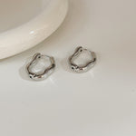 Vintage Irregular Gold & Silver Earrings