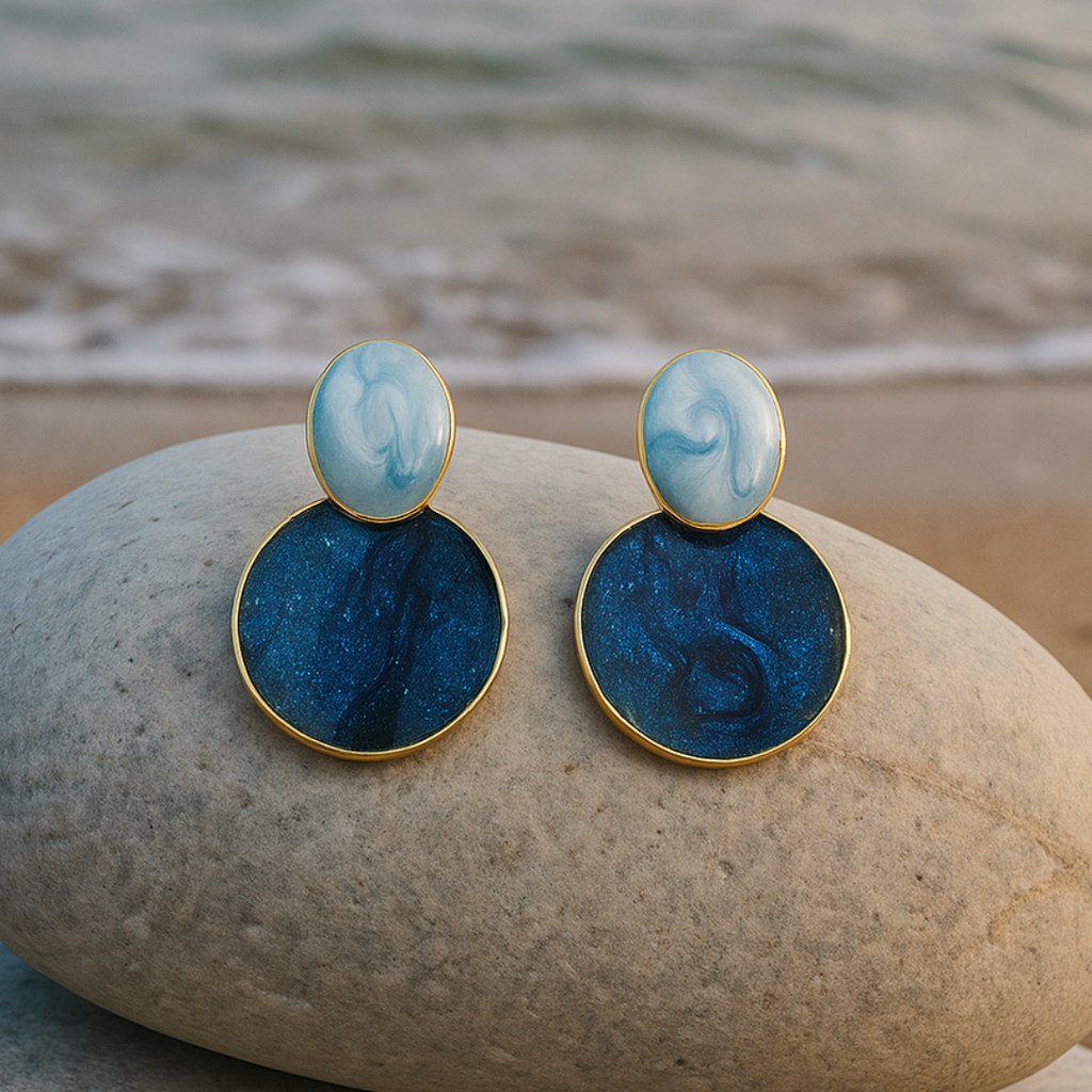 Sky & Deep Sea Earrings