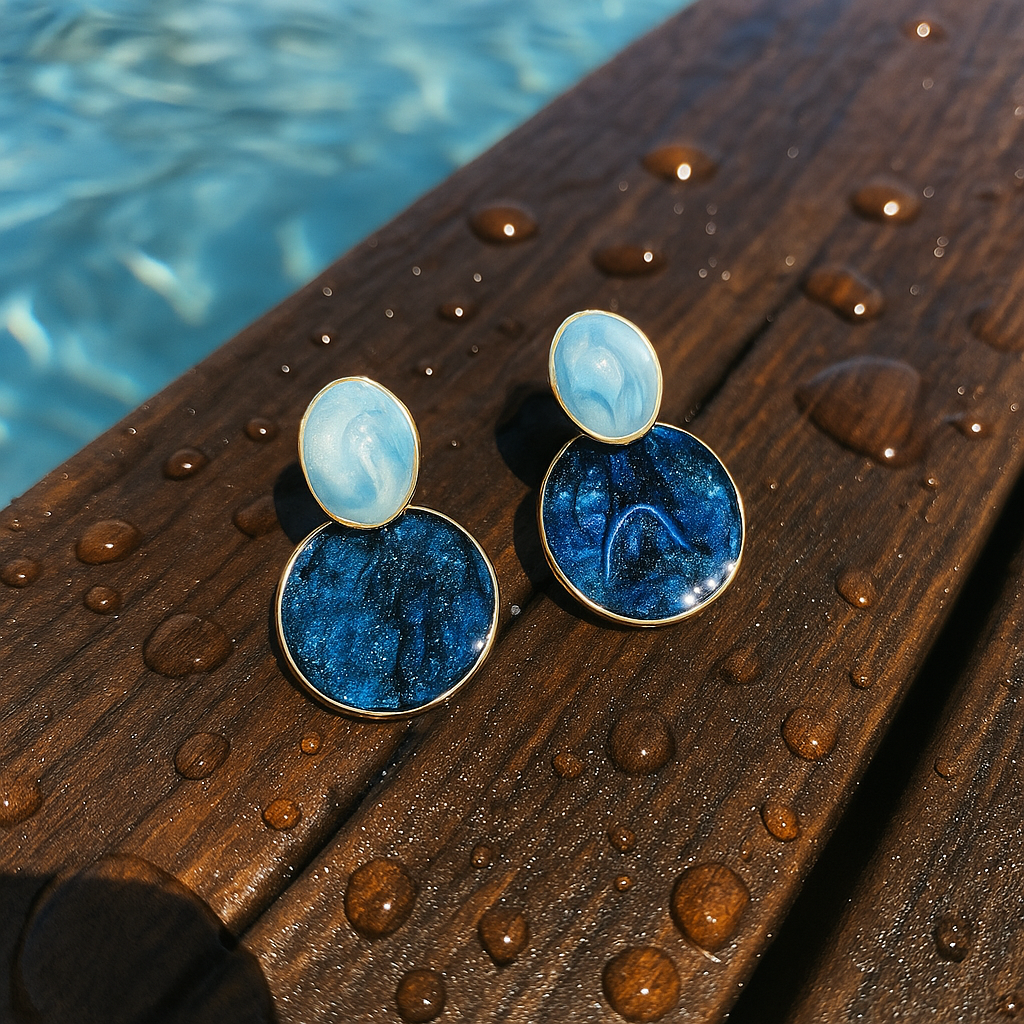 Sky & Deep Sea Earrings