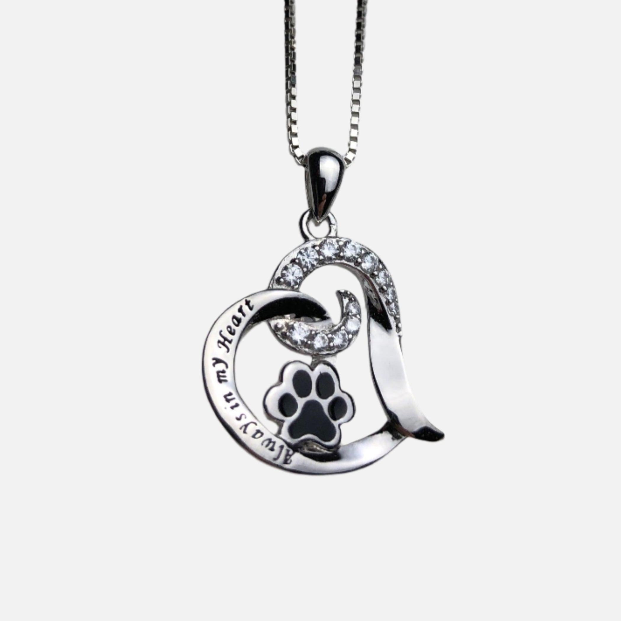 Elegant Stainless Steel Dog Memorial Necklace