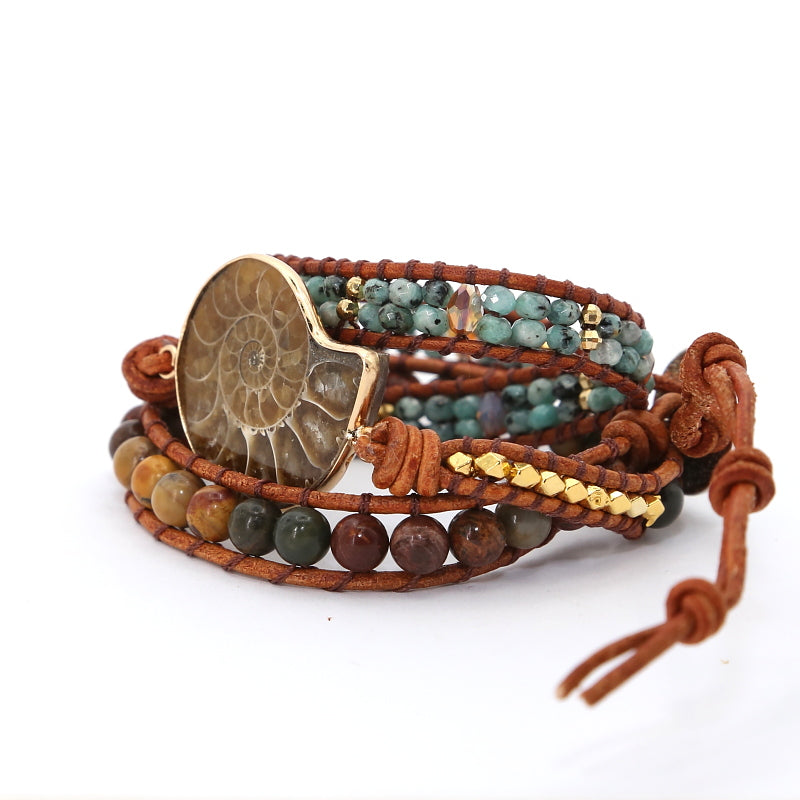 Ammoniet fossiele Bracelet
