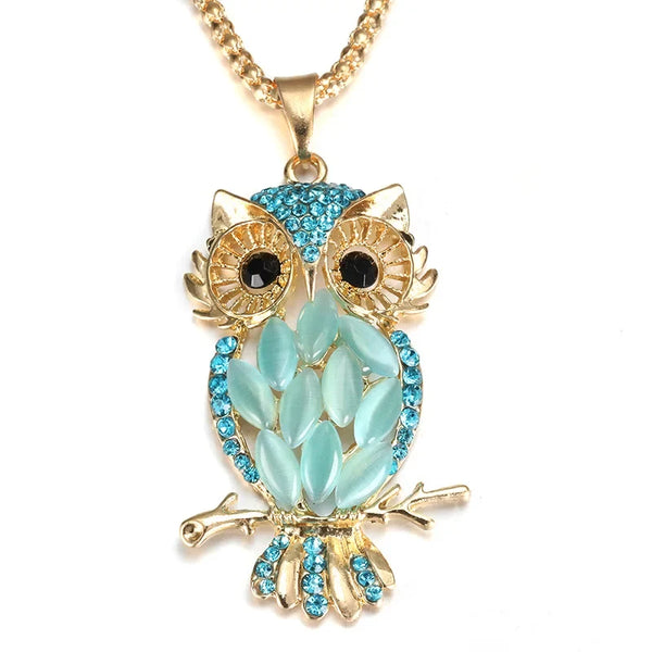 Gold Owl Necklace