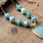 Amazonite Pendant Necklace