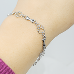 Beperkte Editie Pure Silver Hondenpoot & Bot Charms Bracelet