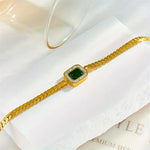 Ioanna Green Emerald Bracelet