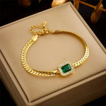 Ioanna Green Emerald Bracelet