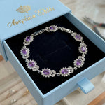 Rainbow White Gold Bracelet