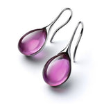 Crystal Drop Earrings in Gold & Silver