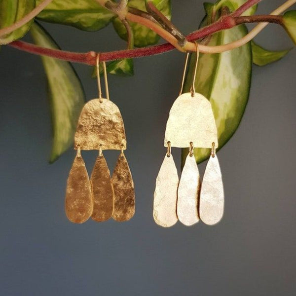 Vintage Drop Gold Gecoate Earrings
