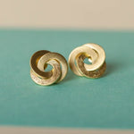 Vintage Gold Braided Earrings