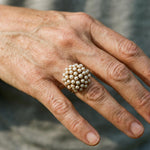 Inlaid Pearl Ring