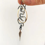 Onregelmatige Geometric Spiral Earrings Serpentine