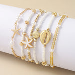 Bohemian Starfish Beach Bracelet Set
