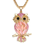 Gold Owl Necklace