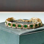 Elisa Esmeralda Gold Bracelet