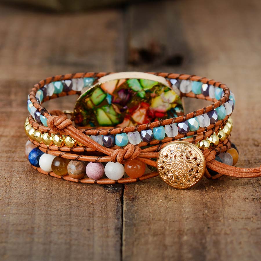 Colour Splash Jasper Bracelet