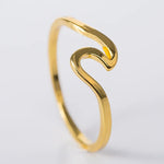 Ocean Wave Ring — Stainless Steel