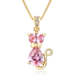Cat Pendant Necklace