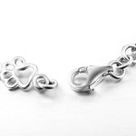 Beperkte Editie Pure Silver Hondenpoot & Bot Charms Bracelet