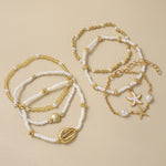 Bohemian Starfish Beach Bracelet Set