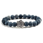 Beaded Paw Bracelet — Natural Stone Design