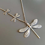 Vintage Dragonfly Necklace — Symbol of Change, Light & Freedom