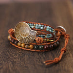 Ammoniet fossiele Bracelet