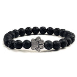 Beaded Paw Bracelet — Natural Stone Design