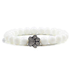 Beaded Paw Bracelet — Natural Stone Design