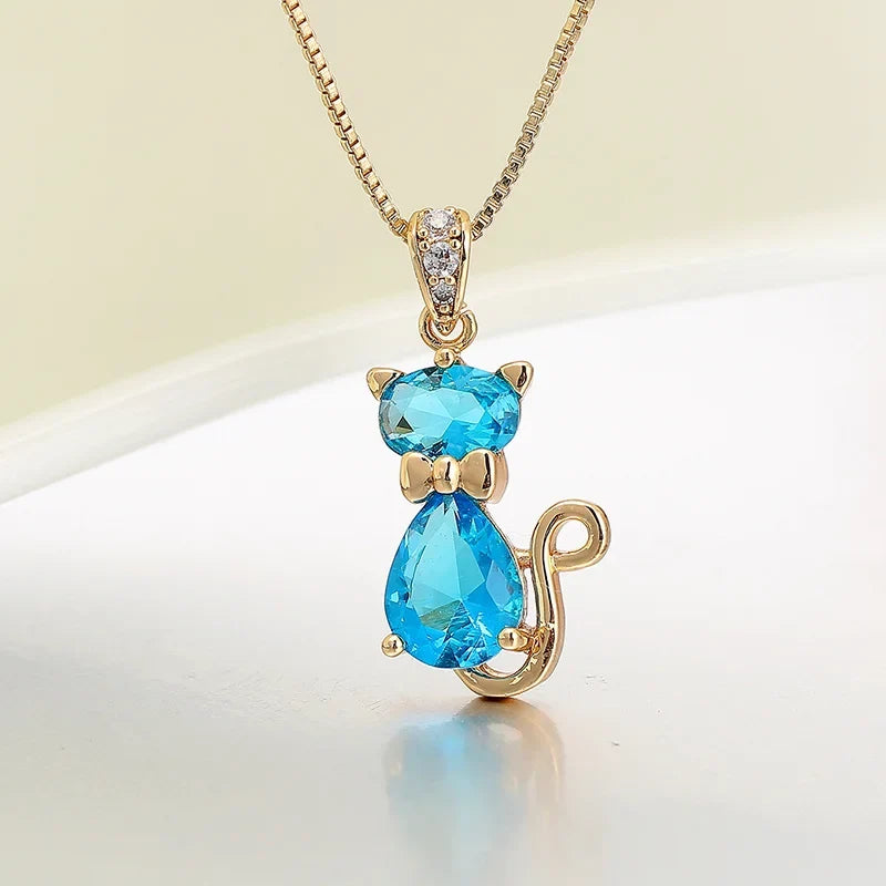Cat Pendant Necklace