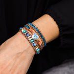Vibrant Opal Love Bracelet