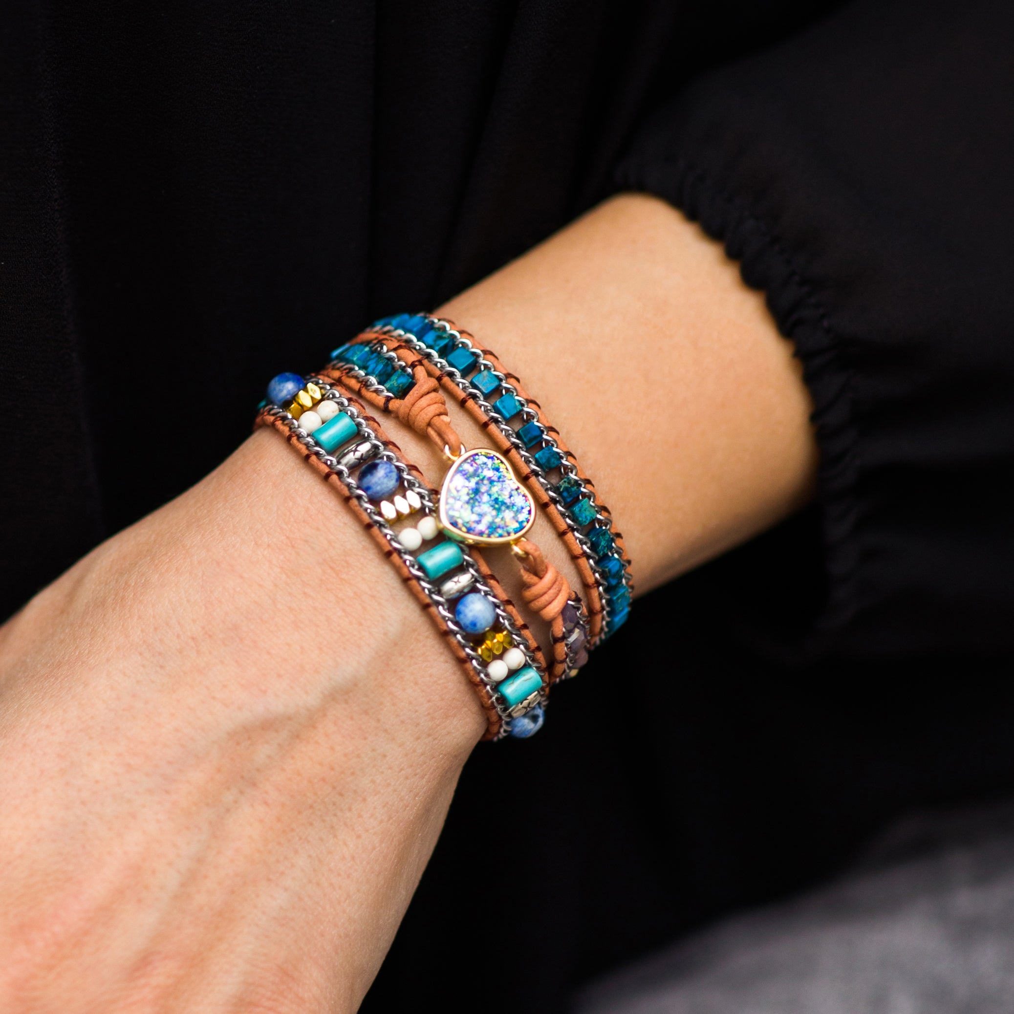 Vibrant Opal Love Bracelet