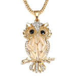 Gold Owl Necklace