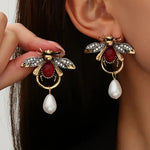Vintage Bee Earrings