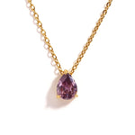 Crystal Drop Birthstone Necklace