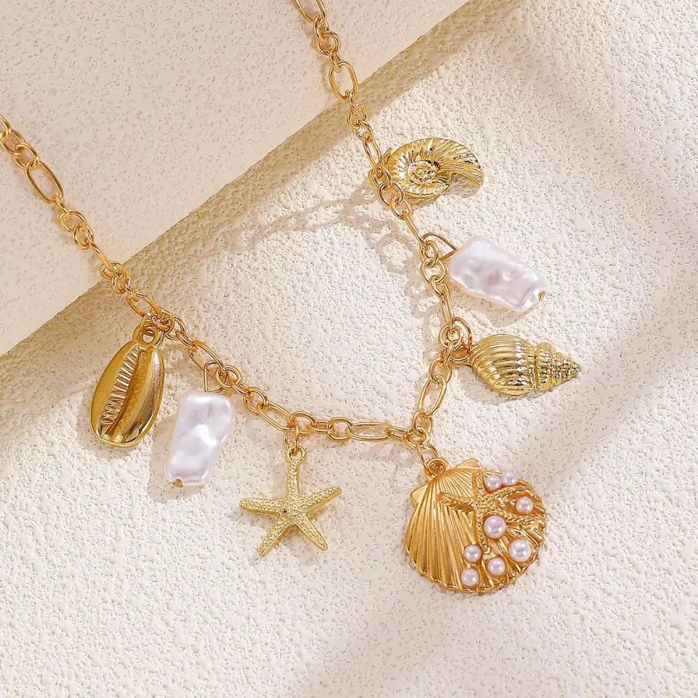 Pearl Constellation Ocean Treasure Necklace