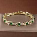 Gold Tennis Bracelet