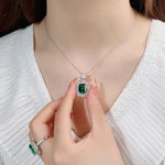 Gizela Green Stone Necklace